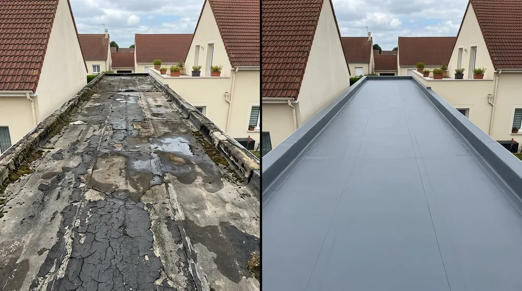 Toits-terrasses des immeubles reconstruits de l'après-guerre à Beauvais : un risque d'infiltration sous-estimé